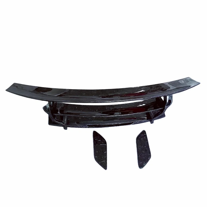 Used for  GT GTS GTR Upgraded Version BS Style Forged Particle Carbon Fiber Rear Spoiler Body Kit Bumper Edge Side